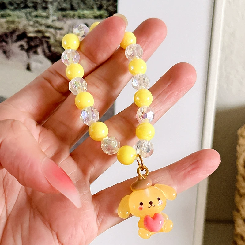 Cute cartoon children's beaded bracelet, accessory