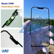 13PM front glass + OCA 透明玻璃盖板 适用于苹果手机维修