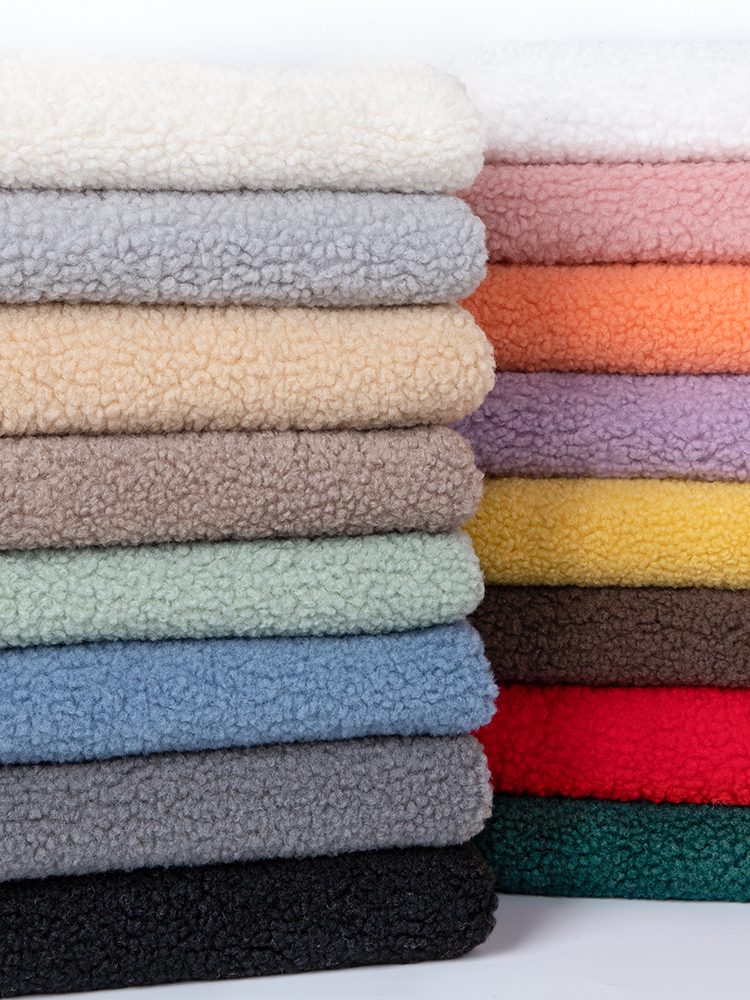 羊羔毛布料加厚保暖珊瑚绒毛绒玩偶绒布手工diy内衬衣服外套面料