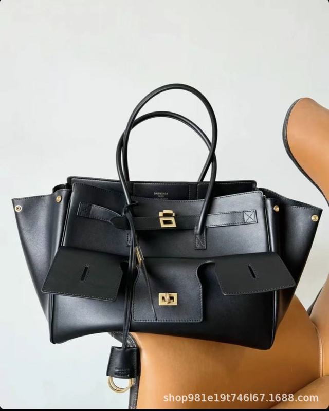巴黎新款女士真皮手提包牛皮时尚休闲办公公文包简约女包潮流大包|undefined