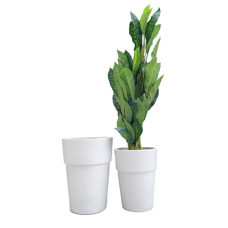Simple large flower pot flower pot Art cement decoration floor flower pot living room Shopping Mall hotel outdoor courtyard green plant pot