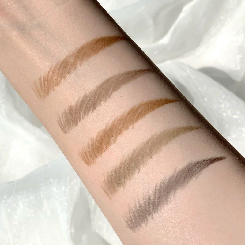Waterproof Triangular Eyebrow Pencil, 3D Long-Lasting, Beginner-Friendly, 5 Colors