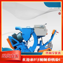 水泥路面抛丸处理 全自动钢板移动式抛丸机 清理养护路沿石抛丸设