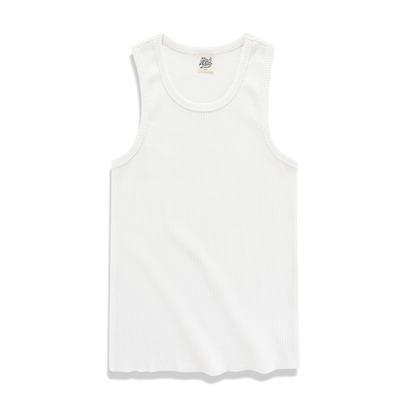 SHIP ANCHOR/船锚美式复古300G纯棉男夏季休闲紧身粗螺纹圆领背心