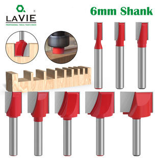 6.35 Handle Red Bottom Clearing Cutter Woodworking Milling Tool Milling Bottom Inverted Edge Table Milling Bottom Cutter Edge Cutting Machine Cutter Head