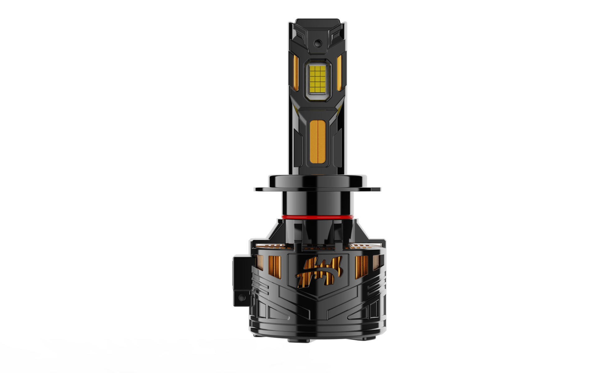 Explosiones transfronterizas de automóviles 240w seis lámparas de tubo de cobre H7 LED automóviles H4 en stock