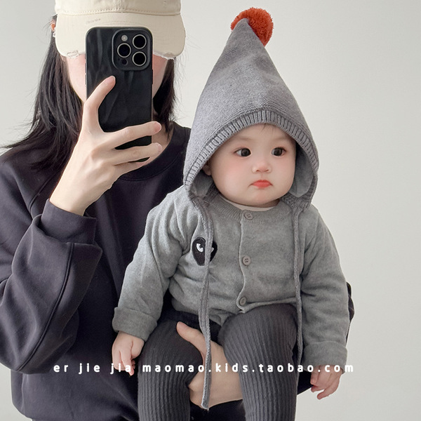 Children's winter knitted hat for men and women girl's