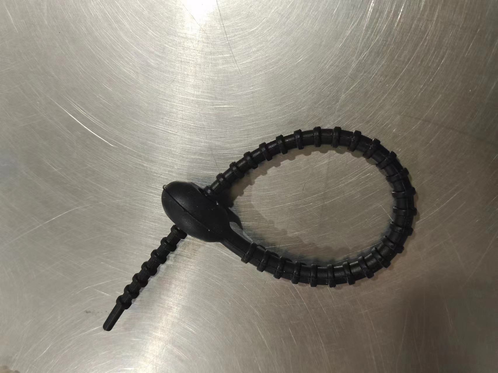 블랙 실리콘 스트랩 215mm