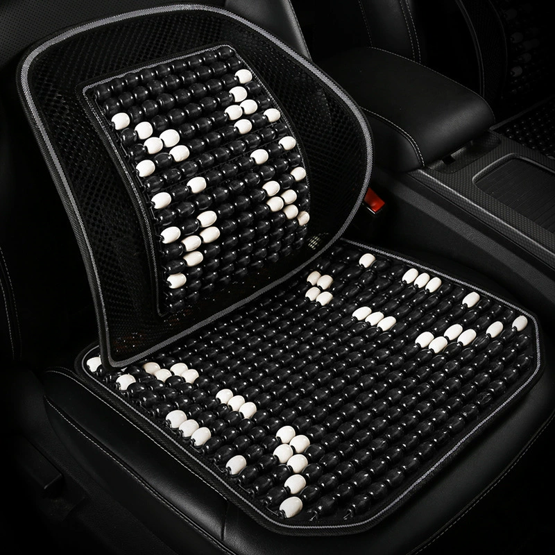 Автомобильная подушка для сидений Zhanxiang из деревянных бусин, квадратная подушка, оптовая продажа, летняя универсальная цельная подушка из цельного дерева, износостойкая, прочная, дышащая, охлаждающая подушка для автомобиля