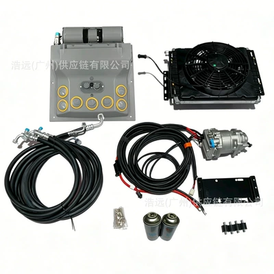 Manufacturer wholesale car electric air Automotive air conditioning - 24v-single-cooling-beu-515-air-vent-set-2400w-cooling-capacity-beu515-set-02-6