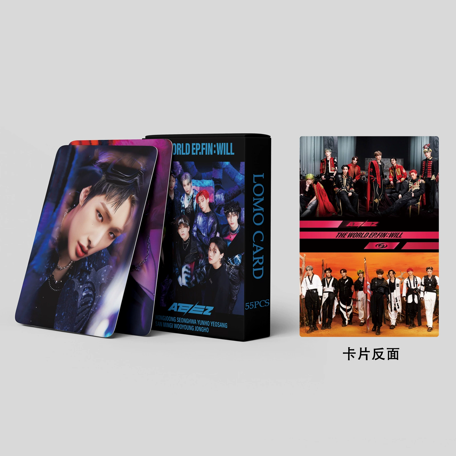 55 карта ATeez The World EP.FIN: Will карта Jinhongzhong Pu Xinghua
