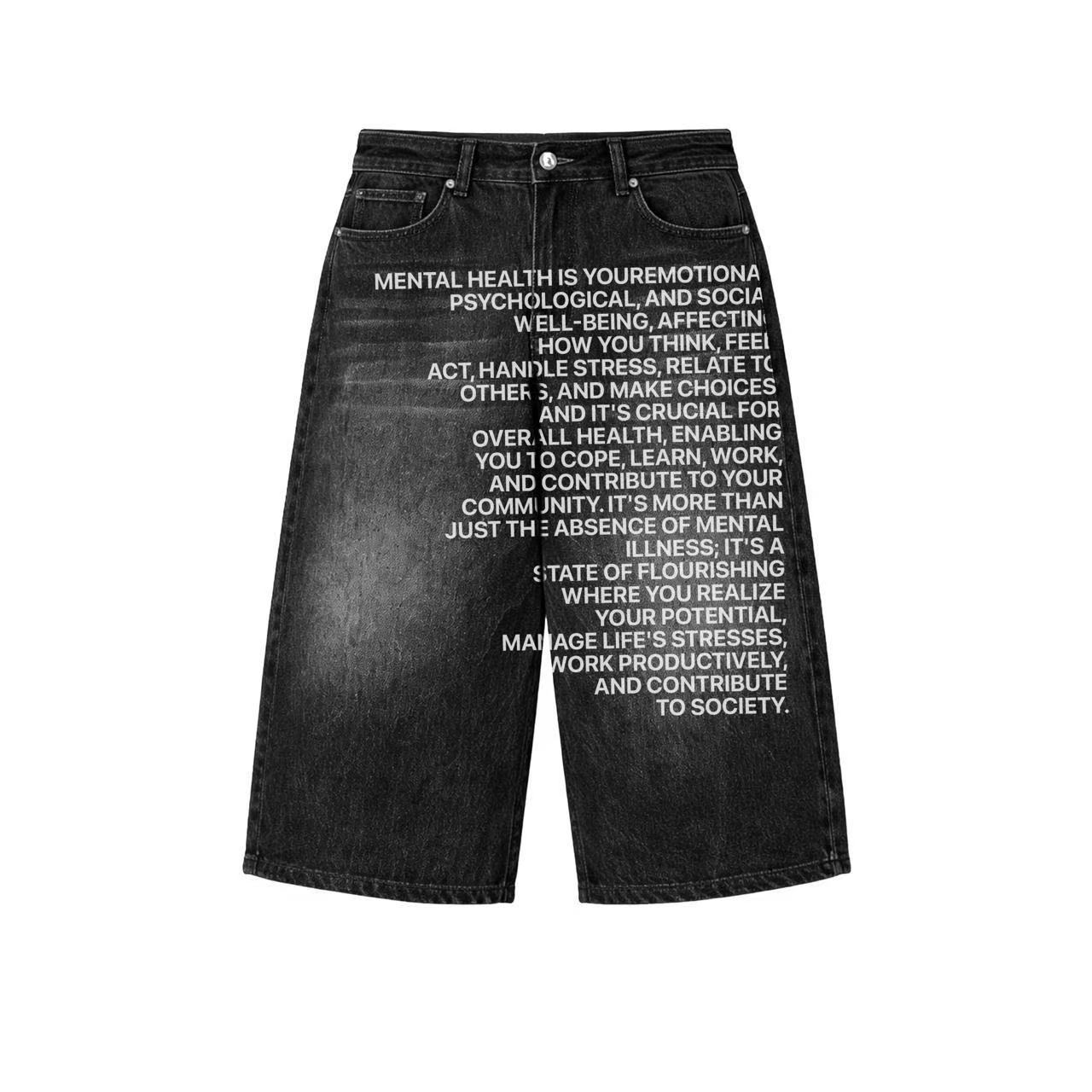 Vaqueros de hombre milenario Vaqueros retro con letras con estampado americano ropa de calle gótico Harajuku hip-hop masculino