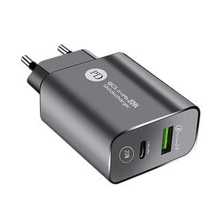 12WPD fast charging mobile phone charger European and American regulations fast charging head USB + Type-c adapter cross-border wholesale