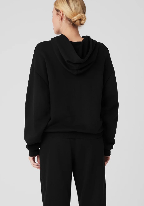 Autumn Winter Sports Hoodie 3D Emboridery Label Loose Women Warm Hoodie Sets