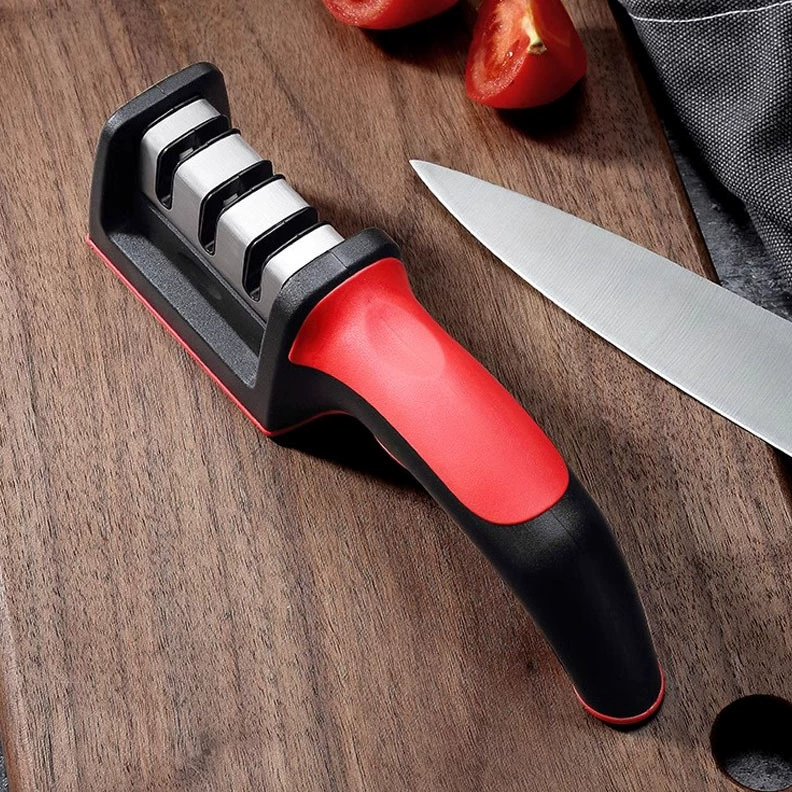 Домашний ручной трехсегментный точильный камень кухонный гаджет многофункциональный быстрый точилка нож инструмент для фабрики оптом