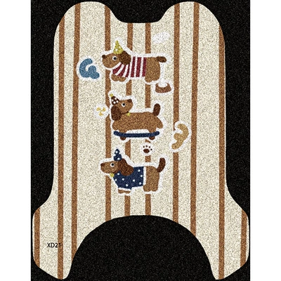 Mat for Electric Vehicles, Electric — Electric vehicle foot mat - dachshund