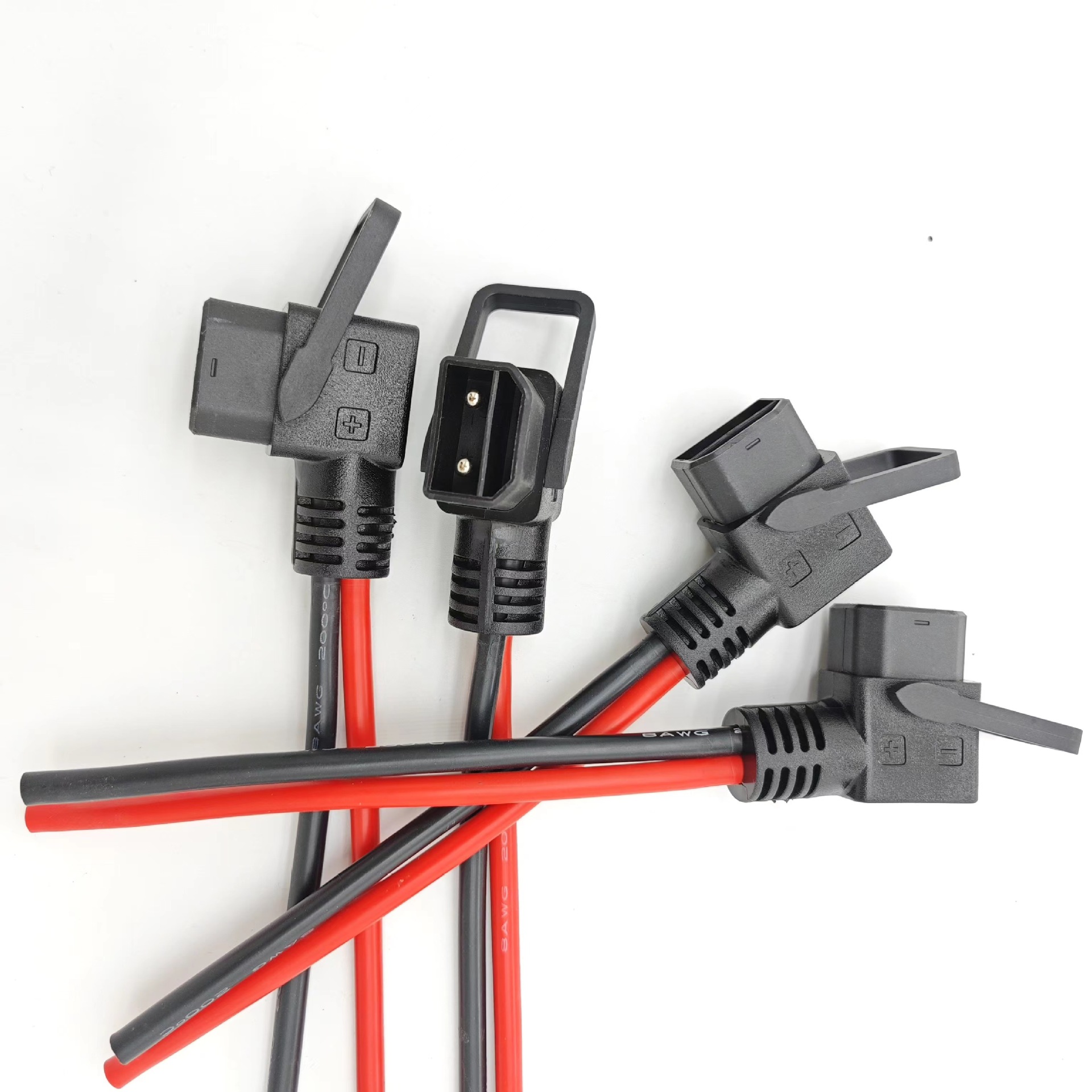 电动车小牛转换 锂电池大功率充电插头超软电动车8平方放电电源线