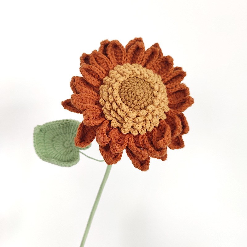 Producto terminado-girasol gigante de doble capa con semillas Brown