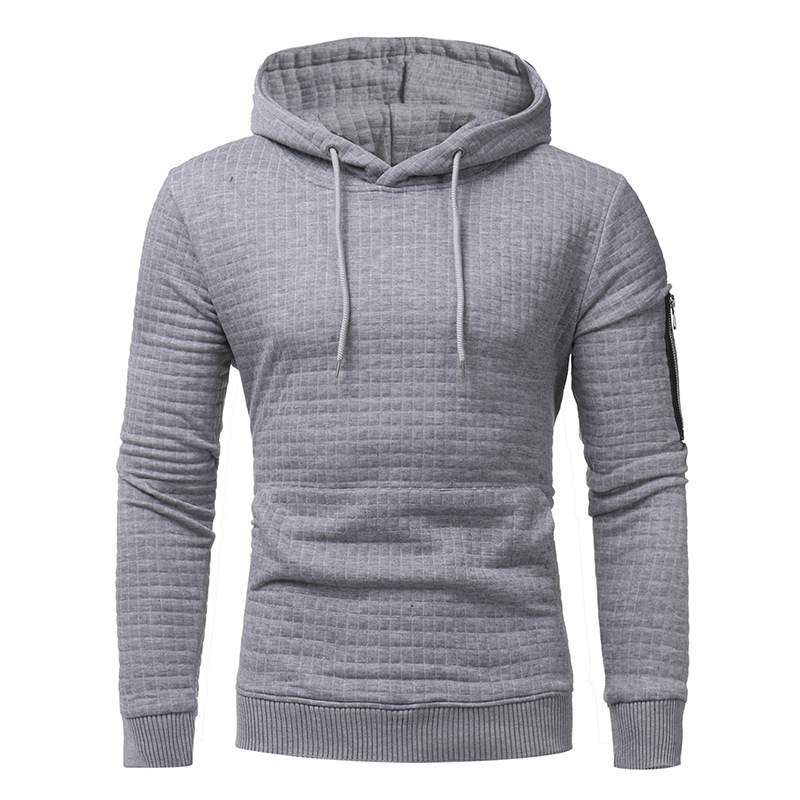 Men's easy-to-fit multicolor long-sleeved hoodie sports loose pullover
