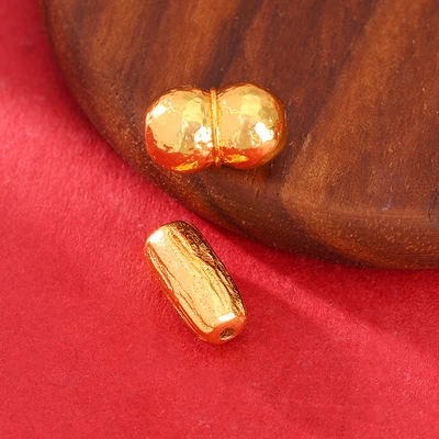Copper Double Bead Fortune Beads: Zərgərlik ara hissələri