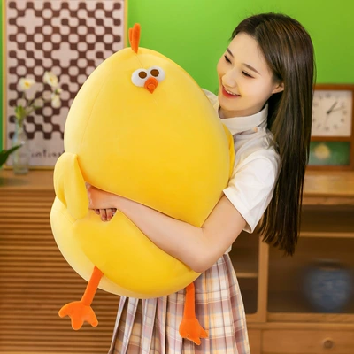 Doll Large Little Yellow Chicken: Oyuncaq yastıqlar