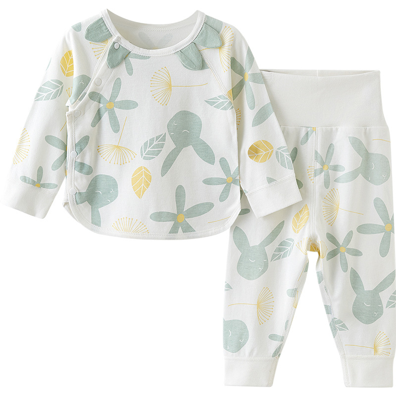 Bebé ropa de otoño traje de tocar fondo largo Johns niños niñas primavera y otoño invierno ropa interior de cintura alta dividida niños ropa de bebé image 6