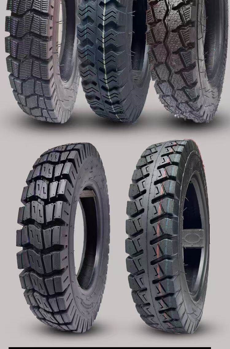 Suitable for new hybrid tricycle tires, outer and inner tubes 300/4.00/5.00-2, thickened for heavy load