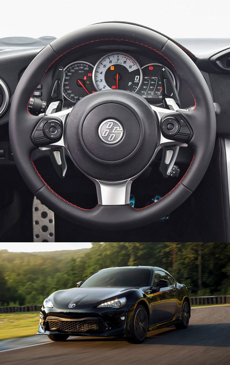 Suitable for Subaru Forester Carbon Fiber Shift Paddles Brz Legacy Wrx Steering Wheel Paddles Interior Modification