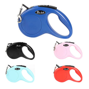 Dog retractable traction rope automatic tractor 3 M 5 m pet automatic shrink traction pet traction belt