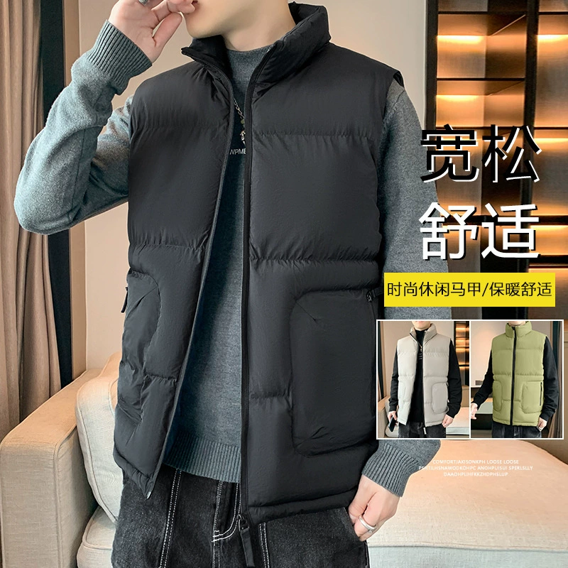 Демисезонный жилет, модный тренд, теплый пуховик, размер oversize