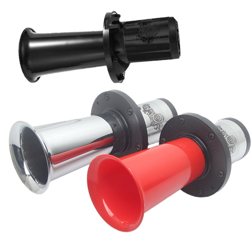 Retro antique car horn steam classic car whistle air horn strange sound single tube air pump 12V siren train