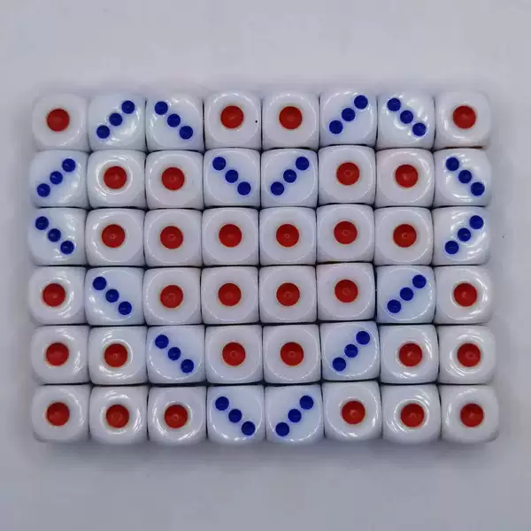 Ordinary color bar ktv6 face number dice sieve big row dice wholesale dice acrylic color sieve grain