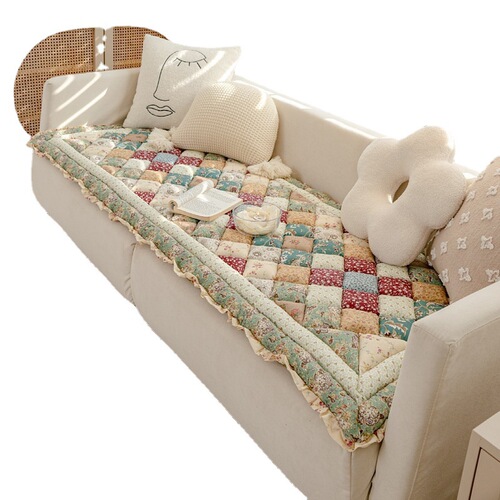 Simple bay window mat, new lattice balcony mat, thickened mat for all seasons, living room coffee table mat, tatami mat