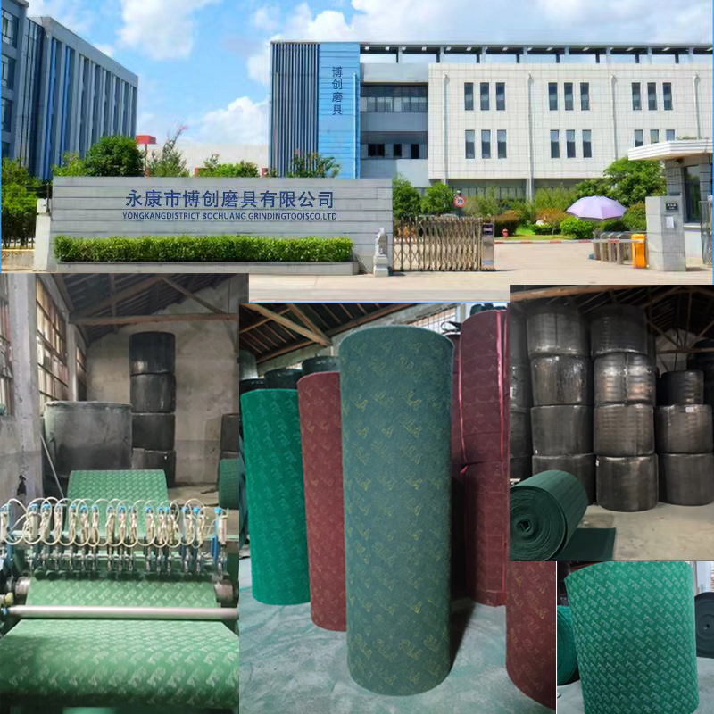 ✅工业用百洁布厂家批发加厚拉丝布清洁除锈不锈钢打磨金刚砂抛光