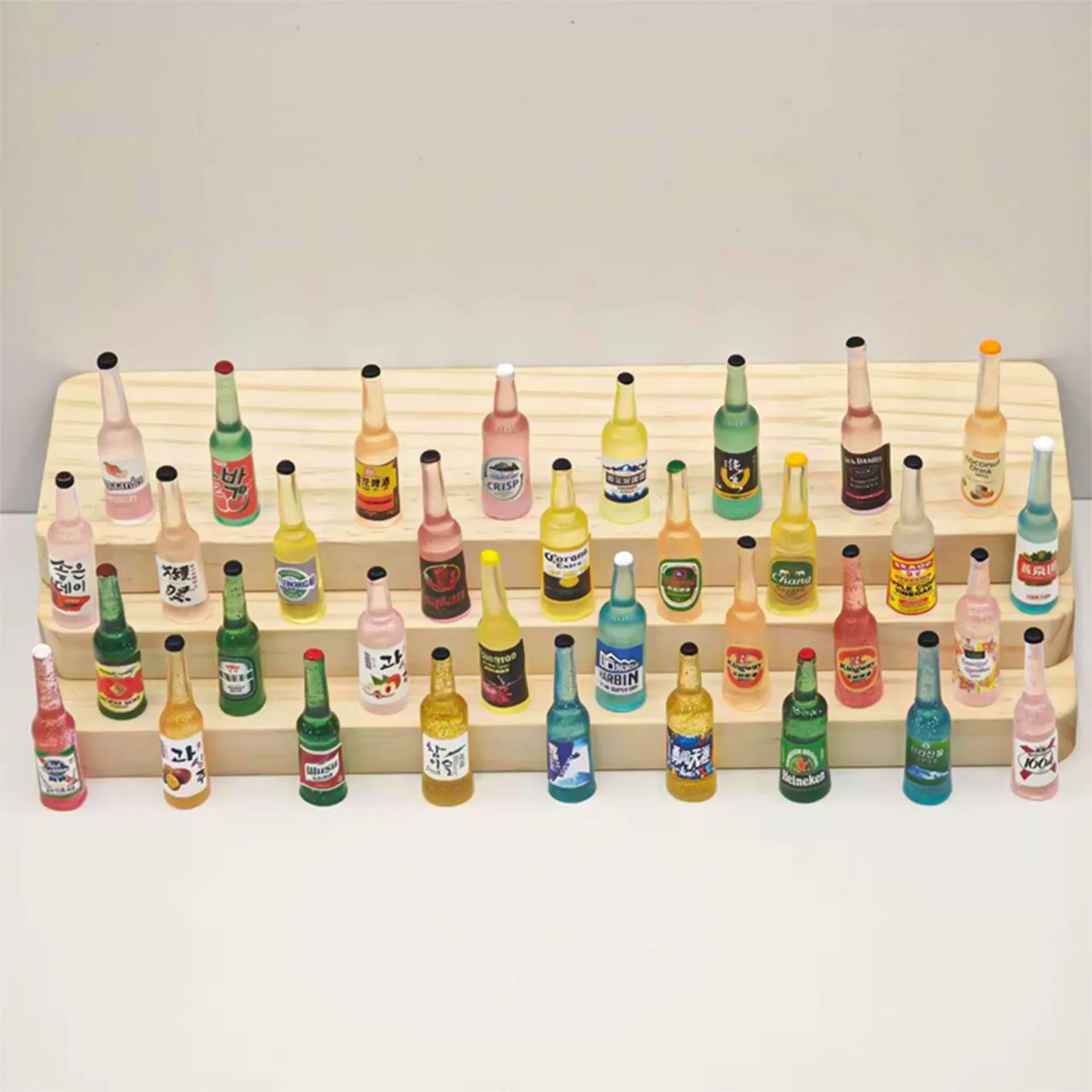 Креативная искусственная миниатюрная бутылка вина, мини-игрушка из смолы, мультяшная ручная работа, аксессуары для чехлов для телефонов, маленькие украшения.