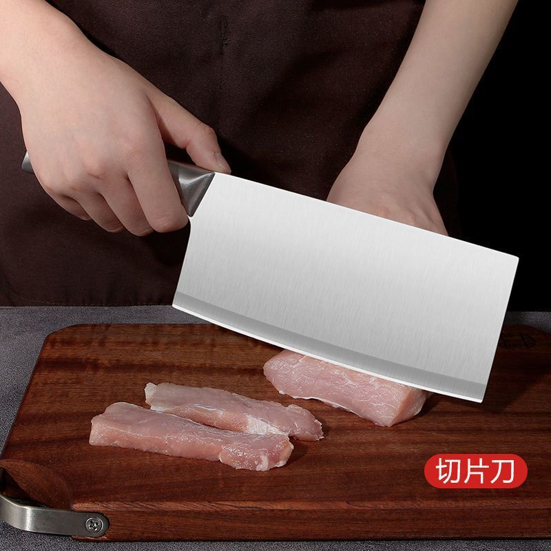 Cuchillo de cocinero, cuchillo de corte afilado, cuchillo de corte de hueso, cuchillo de corte de acero inoxidable, cuchillo de corte afilado.