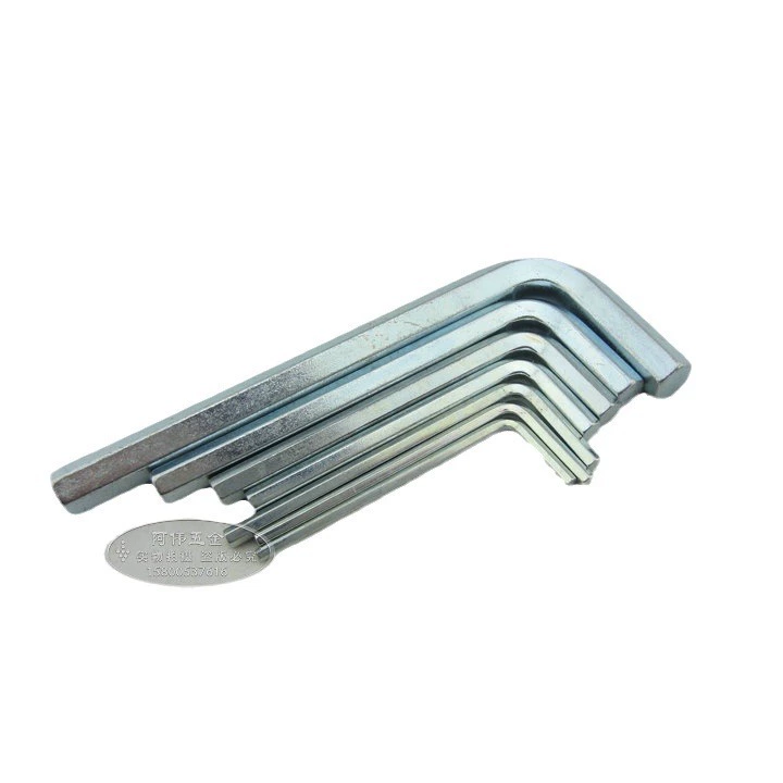 Standard inner hexagonal wound L -shaped flat -headed hexagonal 6 edge tool L shaped inner hexagon wrench