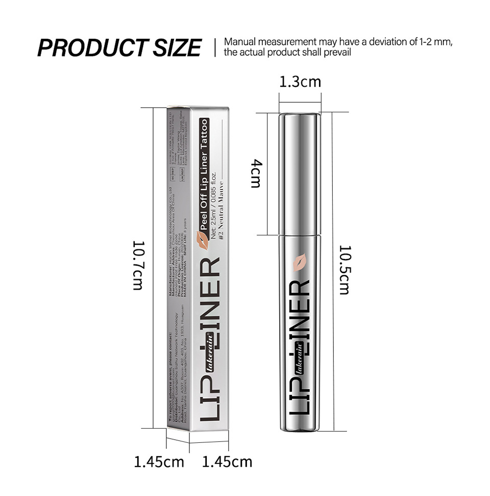 lakerain tear lip liner pen is not prone to smudging and coloring lip liner pen undefined