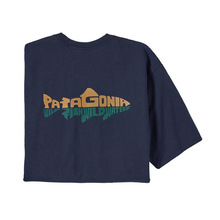美式patagonia巴塔哥尼亚户外海洋鱼系列男女同款流行夏季短袖T恤