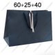 Paper Bag Size Thickened Extra Large Suit Wedding Dress Kraft Paper Handbag Mid-Autumn Black