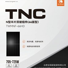 通威光伏板705W-725W66型双玻双面太阳能板发电板光伏组件/TWMNF