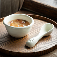 【 女神节 】网红款餐具陶瓷米饭碗高颜值燕窝碗创意感陶瓷勺子