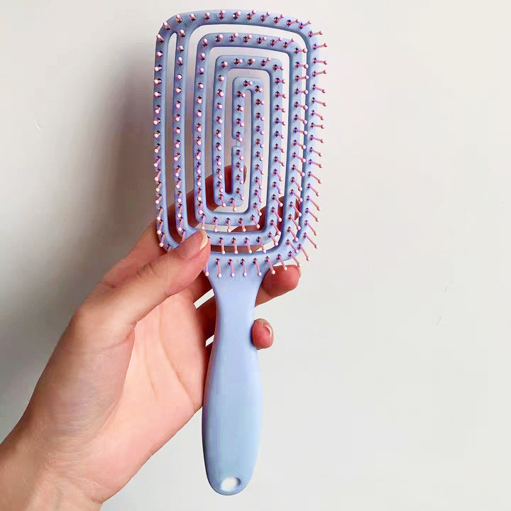 ふわふわ高頭頂コーム、ロングヘア女性専用蚊香コーム、女性用スタイリングマッサージコーム、ヘアコーム、大曲げ骨組みコーム|undefined