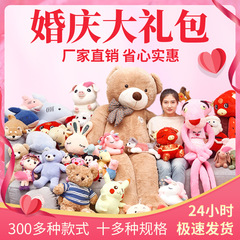 婚慶套餐婚禮拋灑結婚娃娃抓機玩偶毛絨玩具公仔生日活動禮品批發