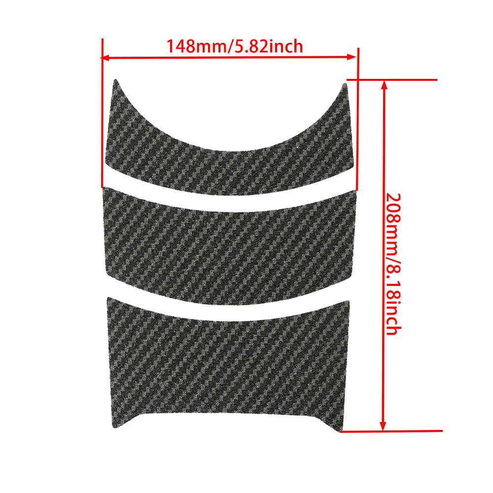 Aplicable KTM DUKE390 200 3D Carbon Carbon Carrocería Caja de combustible Pegatina de espina de pescado Pegatina de fibra de carbono