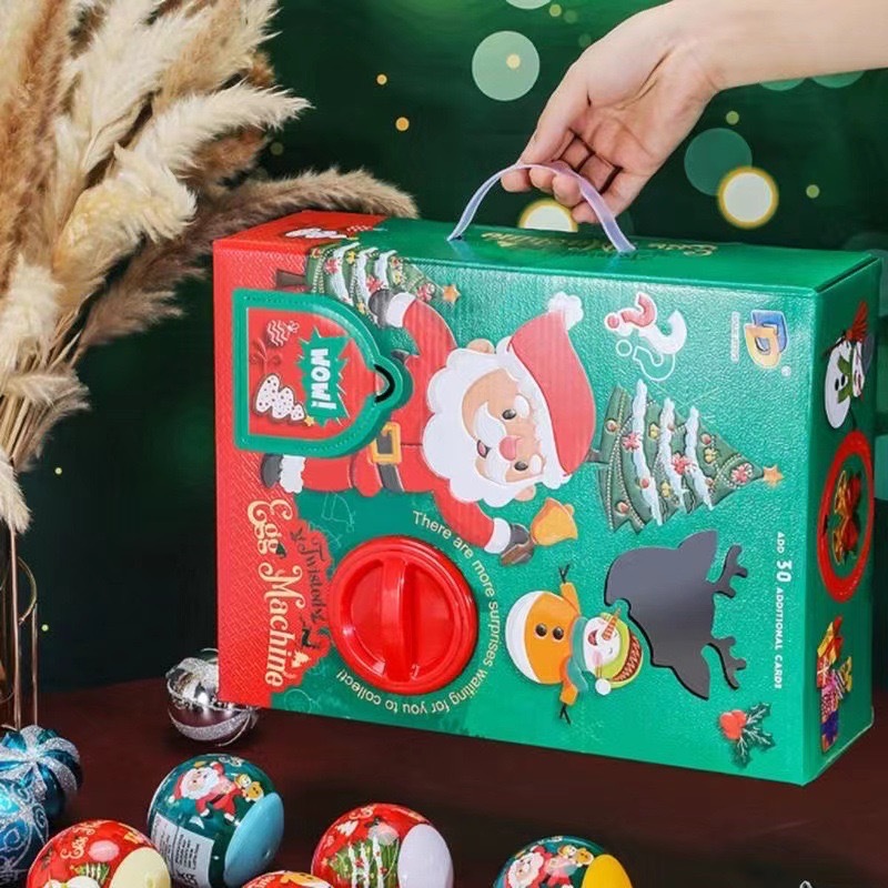 Navidad regalo OTE Superman máquina de torcer huevo sorpresa divertido huevo abierto ciego caja niños y niñas Juguetes Divertidos