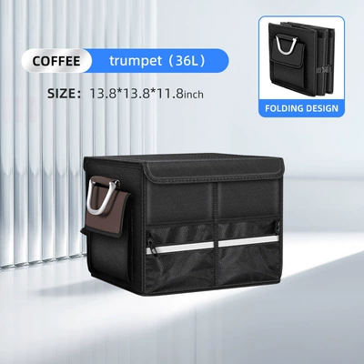 Car storage bag/box — car rear storage box - small-size-353530-capacity-36l-charm-cafe