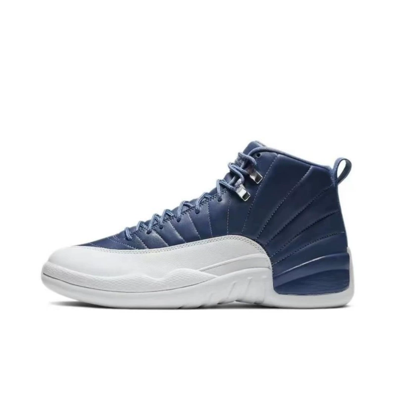 Putian Shoes AJ12 Chicago Cool Gray White Bulls and Malaysia Blue Black Purple Royal Blue Joe 12 мужскиe и женские спортивные баскетбол
