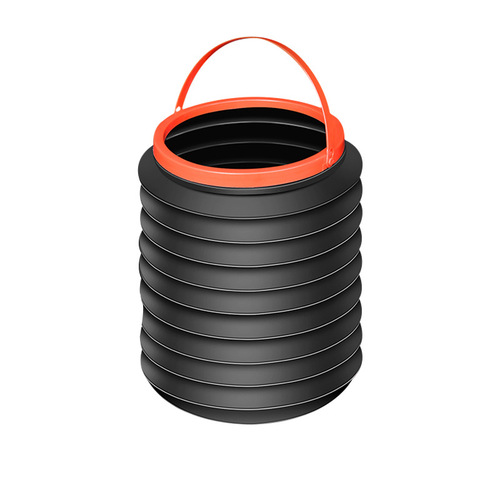 Factory wholesale car folding trash can car plastic 4L large capacity color box travel outdoor trash can