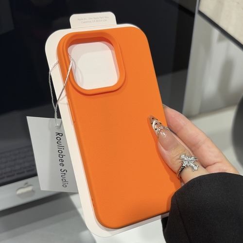 High-end leather case for Apple iPhone 16 Pro Max, iPhone 15, lychee pattern, suitable for women, 14 for elegance, 12 for fashion.